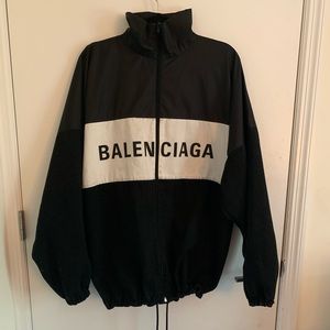 COPY - COPY - Balenciaga oversized windbreaker.